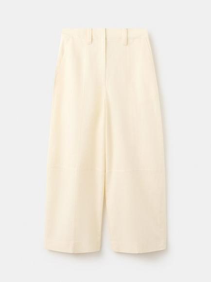 Mango Linen Blend Loose Balloon Trousers, Raw, Raw