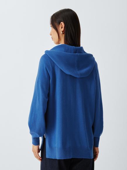 M-M by MaxMara Wool Rich with Cashmere Hoodie, China Blue - view 2, China Blue