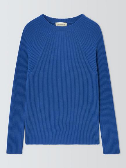 MM by MaxMara Unito Wool Jumper, China Blue, China Blue
