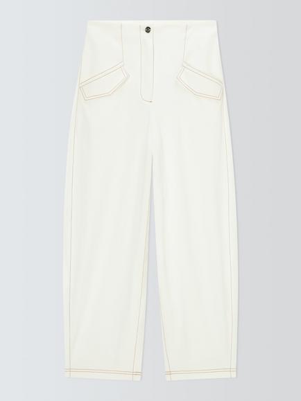 M-M by MaxMara Zuppa High Rise Jeans, White, White
