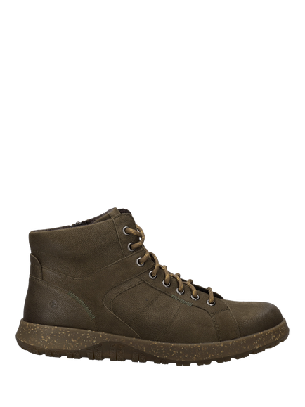 Josef Seibel Jaron 04 Leather Lace-Up Boots, Brown, Brown