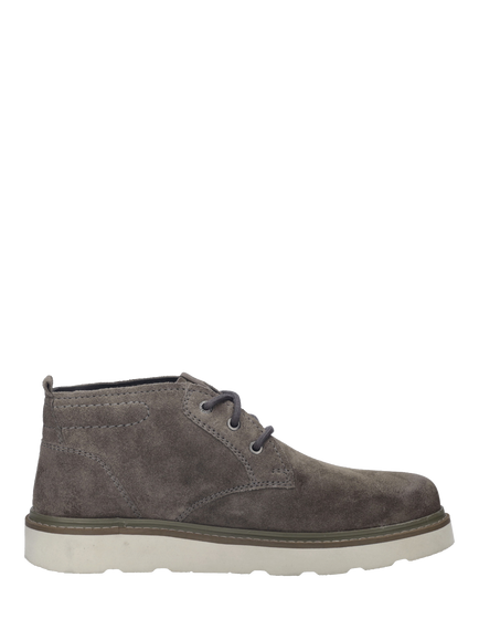 Josef Seibel Trent 05 Suede Lace-Up Ankle Boots, Grey - view 2, Grey