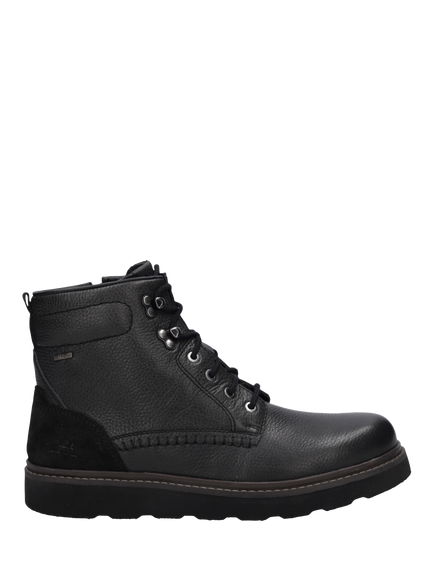Josef Seibel Trent 50 Waterproof Leather Lace-Up Ankle Boots, Black