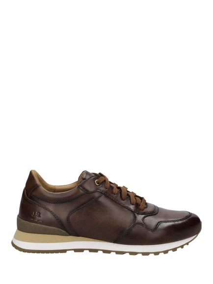 Josef Seibel Axel 02 Leather Shoes, Brown - view 2, Brown