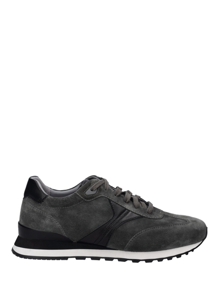 Josef Seibel Axel 04 Suede Trainers, Khaki, Grey