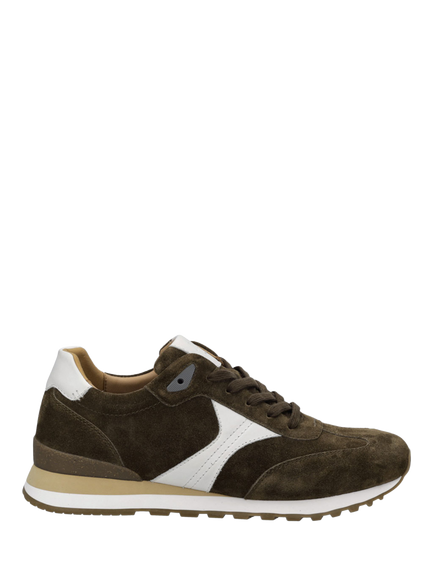 Josef Seibel Axel 04 Suede Trainers, Khaki - view 2, Khaki