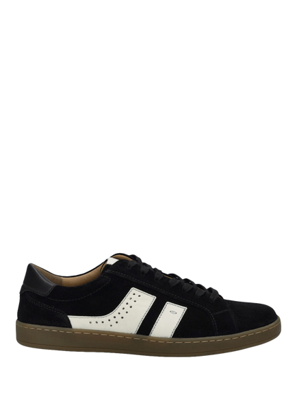 Josef Seibel Lio 07 Suede Trainers, Black - view 2, Black