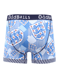 OddBalls England Football Cotton Blend Boxers, Multi - view 2, Multi