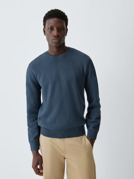 Colorful Standard Recycled Merino Wool Jumper, Petrol Blue, Petrol Blue