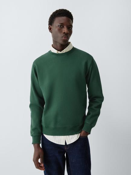Colorful Standard Cotton Sweatshirt, Emerald Green, Emerald Green