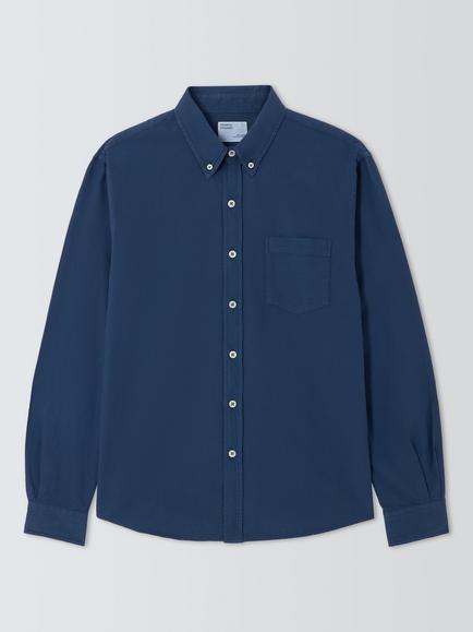 Colorful Standard Cotton Regular Fit Oxford Shirt, Marine Blue, Marine Blue