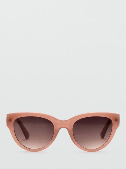 Mango Cat's Eye Sunglasses, Pastel Pink - view 2, Pastel Pink