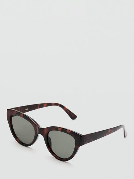 Mango Cat's Eye Sunglasses, Chocolate, Chocolate