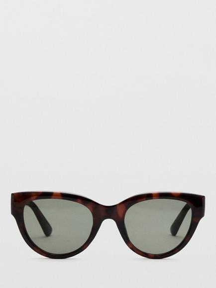 Mango Cat's Eye Sunglasses, Chocolate - view 2, Chocolate