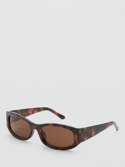 Mango Cat's Eye Sunglasses, Chocolate, Chocolate