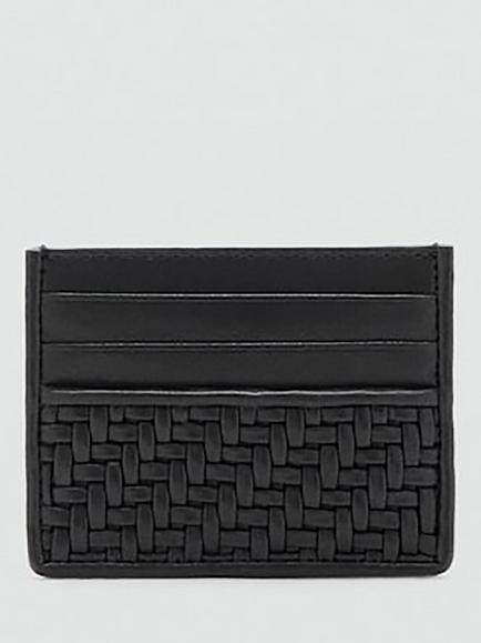 Mango Slim Card Holder, Black