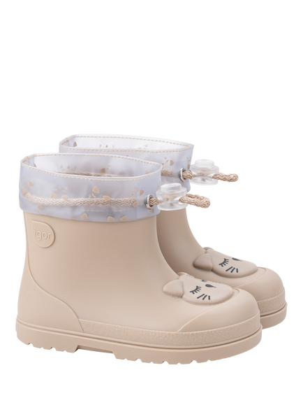 IGOR Mendi Gato Wellington Boots, Beige - view 2, Beige