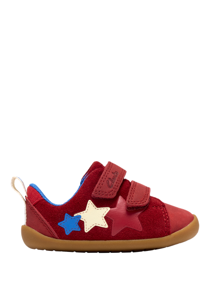 Clarks Baby Roamer City T Shoes, Dark Red, Dark Red