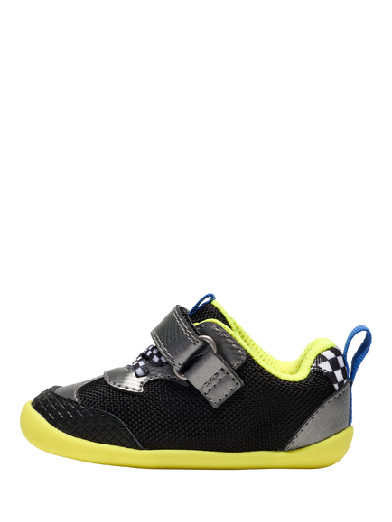 Clarks Kids' Roamer Spark T Trainers, Grey - view 2, Grey