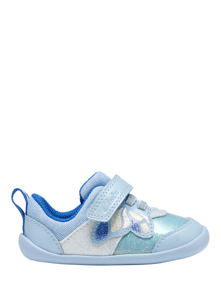 Clarks Kids' Roamer Wing T Shoes, Blue Combi, Blue Combi