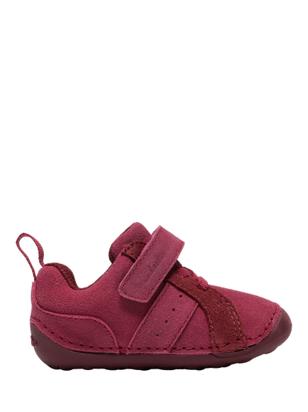 Clarks Kids' Tiny Park Toddler Shoes, Berry Combi, Berry Combi