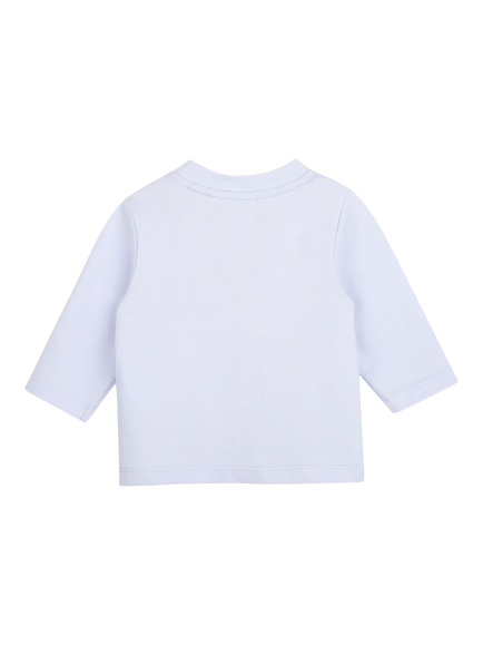 BOSS Baby Long Sleeve Jersey T-Shirt, Pale Blue - view 2, Pale Blue