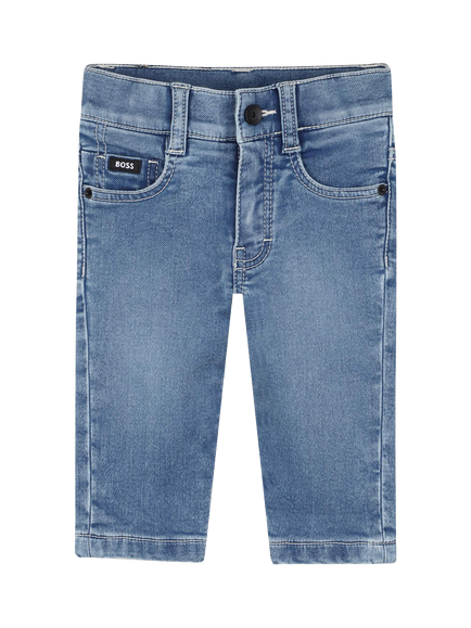 BOSS Baby Slim Fit Stretch Denim Jeans, Double Stone Bleach, Double Stone Bleach