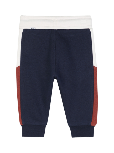 HUGO BOSS Baby Fleece Tapered Joggers, Navy - view 2, Navy