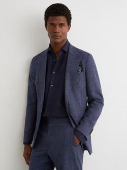 Reiss Penso Wool Rich Suit Jacket, Navy, Navy