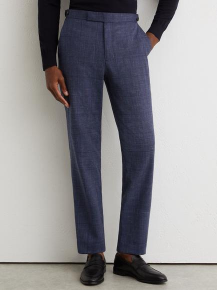 Reiss Penso Wool Rich Suit Trousers, Navy, Navy