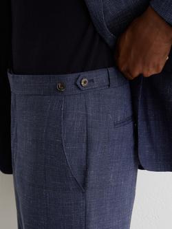 Reiss Penso Wool Rich Suit Trousers, Navy - view 2, Navy