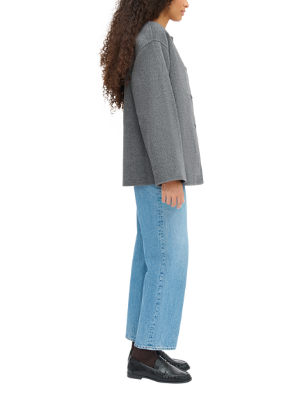 ALIGNE Anouk Double Faced Wool Blend Jacket, Grey - view 2, Grey