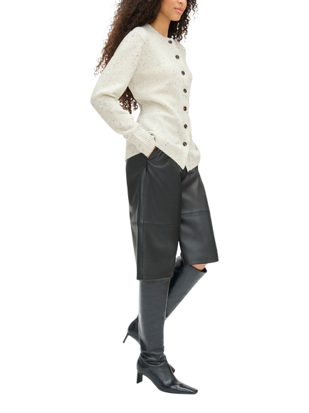 ALIGNE Daphne Wool Blend Cardigan, Cream - view 2, Cream