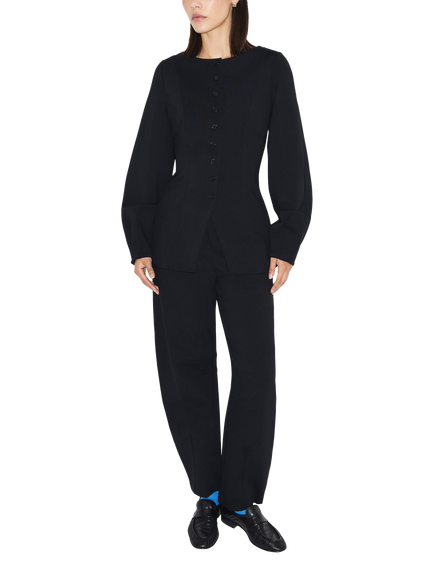 ALIGNE Bonnie Ponte Blazer, Black, Black