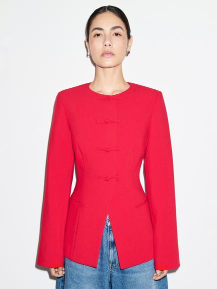 ALIGNE Daphne Blazer, Red, Red