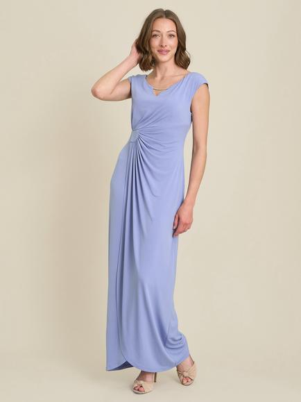Gina Bacconi Bailee Jersey Diamante Trim Maxi Dress, Perri, Perri