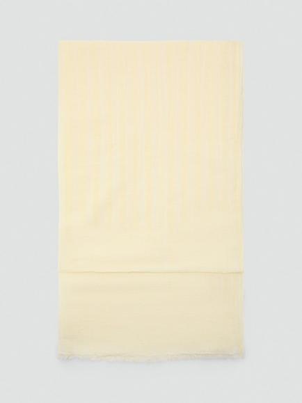 Mango Lightweight Cotton Blend Scarf, Vanilla, Vanilla