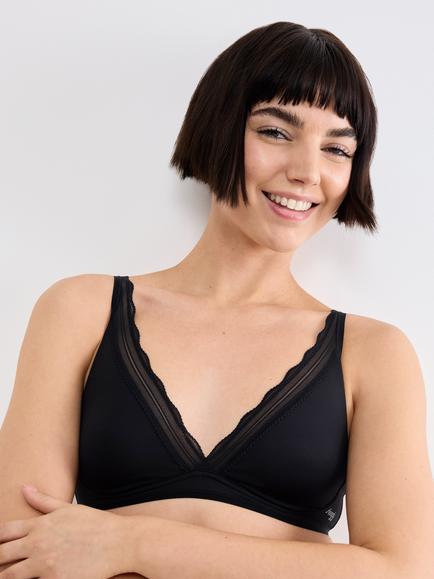 sloggi GO Blush Soft Bra, Black, Black
