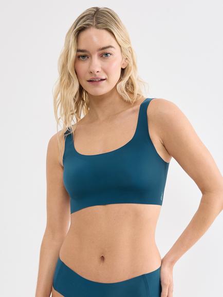 sloggi ZERO Feel 2.0 Crop Top, Smoky Blue, Smoky Blue