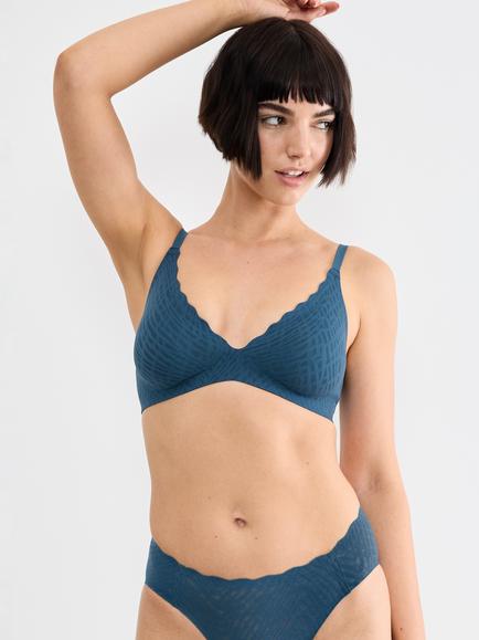 sloggi ZERO Feel Bliss THE UP Bra, Smoky Blue, Smoky Blue