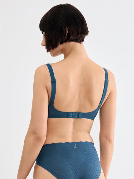 sloggi ZERO Feel Bliss TEH UP T-Shirt Bra, Smoky Blue - view 2, Smoky Blue
