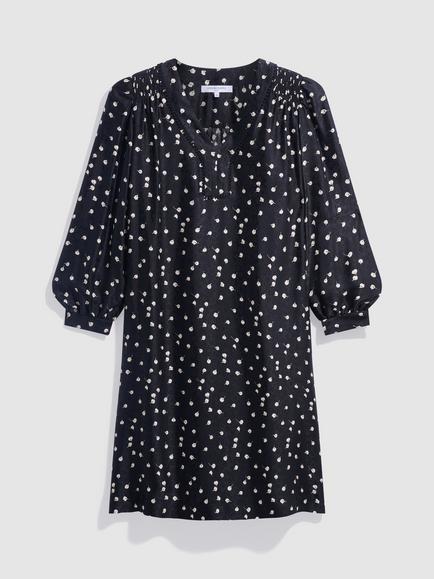 Gerard Darel Clemi Floral Print Dress, Black, Black