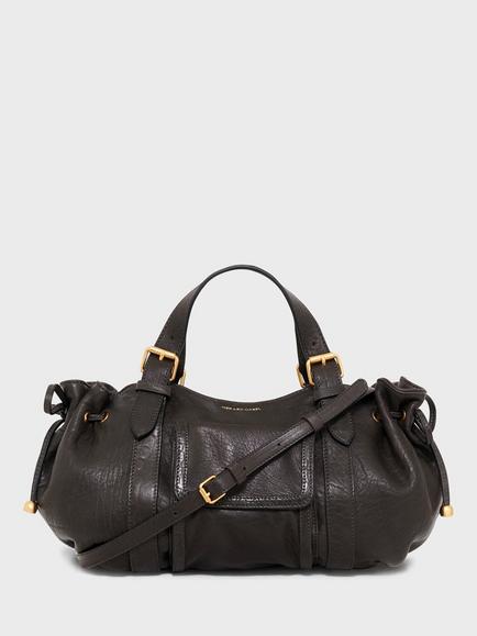Gerard Darel 18H Leather Shoulder Bag, Lava, Lava