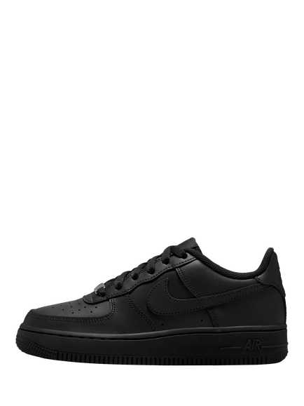 Nike Kids' Air Force 1 Trainers, Black/Black - view 2, Black/Black