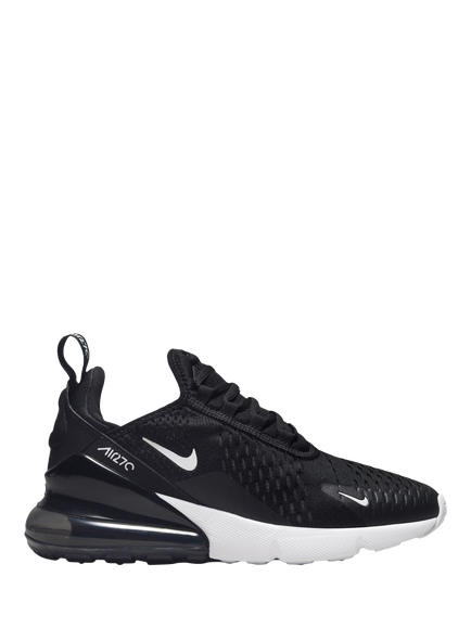 Nike Kids' Air Max 270 Trainers, Black/White, Black/White