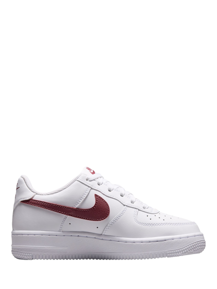 Nike Kids' Air Force 1 Trainers, White/Pink, White/Pink
