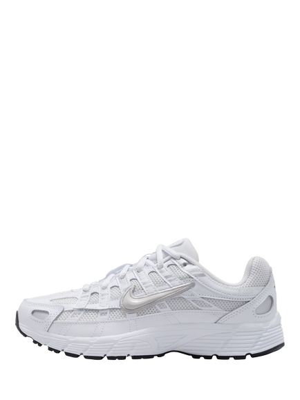 Nike Kids' P-6000 Trainers, Platinum/White - view 2, Platinum/White