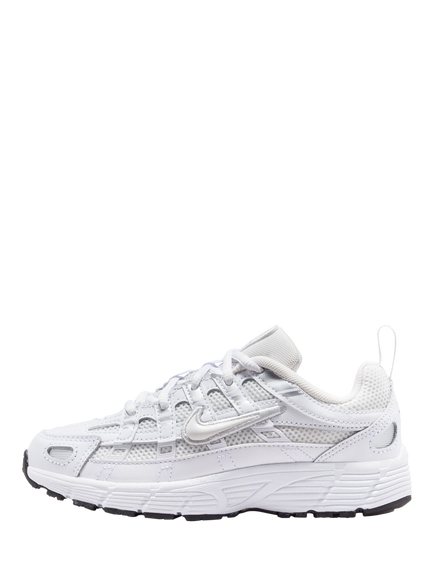 Nike Kids' P-6000 Trainers, Platinum/White - view 2, Platinum/White