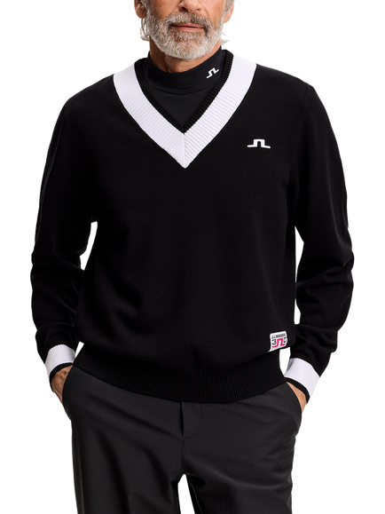 J.Lindeberg 30 Year Nikolas Jumper, Black, Black