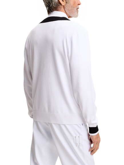 J.Lindeberg 30 Year Nikolas Jumper, White - view 2, White
